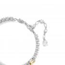 Swarovski Matrix Mixed Cuts Yellow Crystal Rhodium Plated Tennis Bracelet