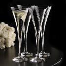 Orrefors Crystal Helena Champagne Toasting Flutes, Set of 4