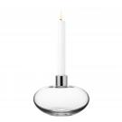 Orrefors Pluto Pluto Clear Candlestick, Single