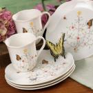 Lenox China Butterfly Meadows Seasonal Mug, Set Of 4