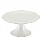 Lenox French Perle White China Pedestal Cake Plate, Medium