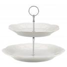 Lenox French Perle White China Tiered Server