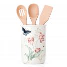 Lenox Butterfly Meadow China Utensil Jar With Utensils