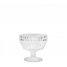 Fortessa Glass Archie Clear Coupe, Footed Dessert Bowl, Single
