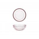 Fortessa Glass Archie Pink Cereal Bowl, Single
