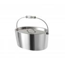 Crafthouse by Fortessa Professional Barware, Stainless Steel Ice Bucket with Lid