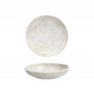 Fortessa Stoneware Cloud Terre Collection No. 2 White Camila 8" x 2" Bowl
