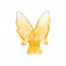 Daum Amber Yellow Butterfly