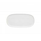 Fortessa Stoneware Nivo Moon Large Serve Platter Flat Coupe 13.4x7.5"