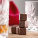 Galway Whiskey Cooling Stones Set of 4, Polished Red Granite