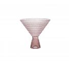 Fortessa Fashion Glass Jupiter Pink Martini, Single