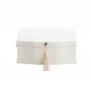 Reed And Barton Ballerina Musical Chest, White and Pink