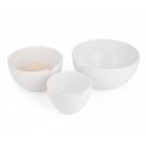 Nambe Duets Porcelain Nesting Mixing Bowls