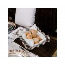 Annieglass Ruffle 10.75 X 13.5" Bread Basket