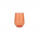 Fortessa Copolyester Terra Cotta Sole Stemless Wine Glass, Single
